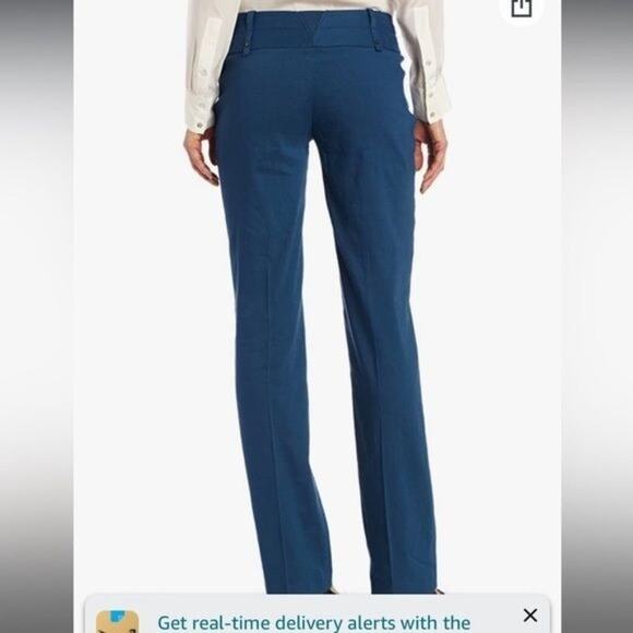 NWT Elie Tahari Stretch Linen Blend Etta Pant Size 14 - Picture 5 of 13